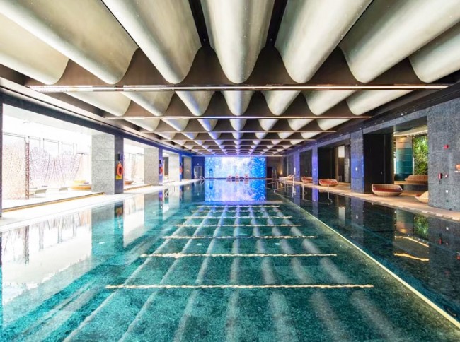 长宁网站建设西安W酒店泳池